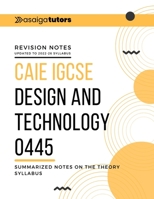 Design and Technology - Resistant Materials: Student Revision Notes - Cambridge - IGCSE B08C98YW7R Book Cover