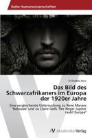 Das Bild Des Schwarzafrikaners Im Europa Der 1920er Jahre 3639679016 Book Cover