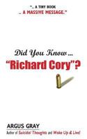 Did You Know "Richard Cory"? 069264931X Book Cover