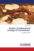 Studies of behavioural ecology of Centrobolus: in southern Africa 6202520469 Book Cover