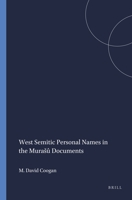 West Semitic personal names in the Murasu documents (Harvard Semitic monographs) 0891300198 Book Cover