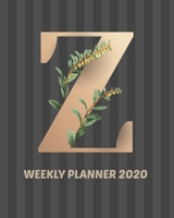 Weekly Planner 2020: January - December 2020 Monthly View Weekly View with Hourly AM/PM Calendar Views Monthly Review & Performance and Alphabet Cover - Monday start 1706287593 Book Cover