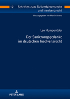 Der Sanierungsgedanke Im Deutschen Insolvenzrecht 3631796064 Book Cover
