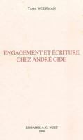 Engagement Et Ecriture Chez Andre Gide 2707812137 Book Cover