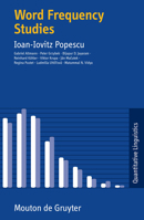 Word Frequency Studies 3110218526 Book Cover
