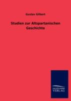 Studien Zu Altspartanischen Geschichte 3846011924 Book Cover