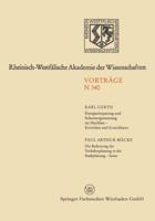 Energieeinsparung Und Solarenergienutzung Im Hochbau - Erreichtes Und Erreichbares. Die Bedeutung Der Verkehrsplanung in Der Stadtplanung - Heute 3663000583 Book Cover