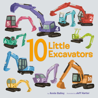10 Little Excavators 0593301358 Book Cover