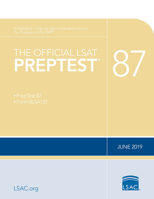 The Official LSAT Preptest 87: (june 2019 Lsat) 0999658069 Book Cover
