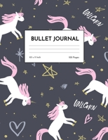 Bullet Journal: Cute Unicorn Dot Grid Notebook - Dotted Note Pad for Kids, Girls, Teens, Tweens, Women - Gifts for Birthday and Christmas | Creative Art 00542 1652665935 Book Cover