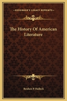 The History of American Literature 154462753X Book Cover