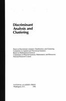 Discriminant Analysis and Clustering 0309090385 Book Cover