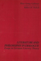 Lit and Philos/Dialogue: Essays in German Literary Theory 0791417360 Book Cover