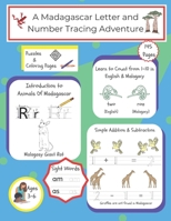 A Madagascar Letter and Number Tracing Adventure: ABC 123 Handwriting Exercises for Ages 3-6 | Sight Words, Mazes, and Coloring Activity Book | Intro to Environmental Conservation B0C2SPYY2S Book Cover