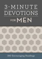 3-Minute Devotions for Men: 180 Encouraging Readings 1683222504 Book Cover