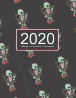 2020 Planner Weekly & Monthly 8.5x11 Inch: Halloween Gift: Business Zombie One Year Weekly and Monthly Planner + Calendar Views 169892688X Book Cover