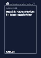 Steuerliche Gewinnermittlung Bei Personengesellschaften 3409150056 Book Cover
