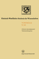 Variationsrechnung heute 3531083457 Book Cover