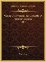 Alcune Osservazioni Sul Concetto Di Persona Giuridica 1160038813 Book Cover