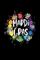 Mardi Gras: Mardi Gras Notebook | Cool Carnival Shrove Tuesday Journal New Orleans Festival Mini Notepad (6"X9") 1661689205 Book Cover
