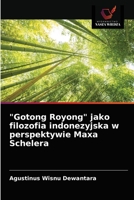 Gotong Royong jako filozofia indonezyjska w perspektywie Maxa Schelera 6203656186 Book Cover