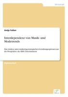 Interdependenz Von Musik- Und Modetrends 3838644867 Book Cover