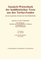 Sanskrit-Worterbuch Der Buddhistischen Texte Aus Den Turfan-Funden. Lieferung 24: Sas/Sam-Pad 3525261381 Book Cover