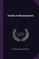 Studies in Morphogenesis 1022728377 Book Cover