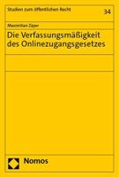 Die Verfassungsmassigkeit Des Onlinezugangsgesetzes 3756011127 Book Cover