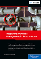 Integrating Materials Management in SAP S/4HANA (SAP PRESS) 1493226142 Book Cover