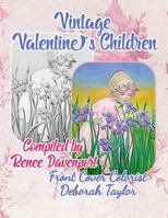 Vintage Valentine's Children: Grayscale Adult Coloring Book 1949152219 Book Cover