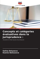 Concepts et catégories évaluatives dans la jurisprudence :: Questions théoriques et pratiques 6205944618 Book Cover