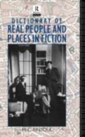 Dictionary of Real People and Places in Fiction 0415059992 Book Cover
