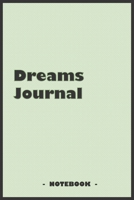 Dreams Journal - To draw and note down your dreams memories, emotions and interpretations: 6"x9" notebook with 110 blank lined pages 1679334166 Book Cover