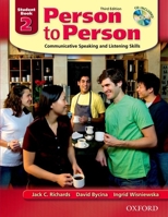 Person to Person Third Edition 2: Student Book with Audio CD 0194302156 Book Cover