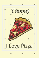 Pizzaa Yummy Journal: Pizza Lovers notebook (Lined 120 pages 6*9 Journal) FastFood Lovers Ideal Gift 1704402492 Book Cover