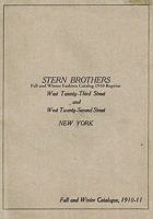 Stern Brothers Fall And Winter Fashion Catalog 1910 Reprint 1440407142 Book Cover