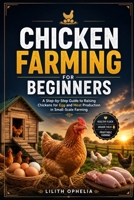 Chicken Farming For Beginners: A Step-by-Step Guide to Raising Chickens for Egg and Meat Production in Small-Scale Farming B0H3P1F6LL Book Cover