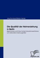 Die Qualität der Heimerziehung in Berlin 3836663481 Book Cover