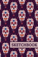 Sketchbook: Book For Drawings And Sketches Sugar Skull Themed 1692337386 Book Cover