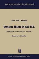 Besserer Absatz in Den USA: Anregungen Fur Auslandische Anbieter 3663127559 Book Cover