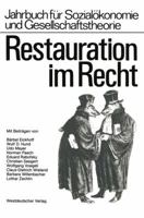 Restauration Im Recht 3531119303 Book Cover