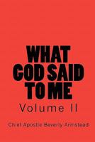 What God Said to Me 1441471111 Book Cover
