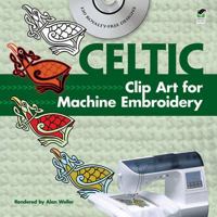 Celtic Clip Art for Machine Embroidery 0486991113 Book Cover