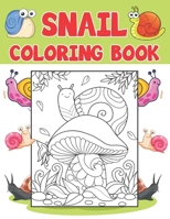 Snail Coloring Book: An Adult Coloring Book of Zentangle Snails with Henna (Sea Animal Coloring Books for Adults with 45 design) B087S9NWC5 Book Cover