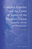 Complex Equality and the Court of Justice of the European Union 9004299998 Book Cover
