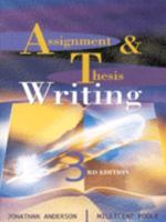 Thesis and Assignment Writing 0471335274 Book Cover