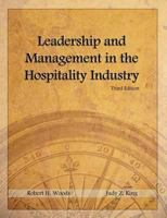 Leadership and Management in the Hospitality Industry 0866122230 Book Cover