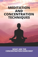 Meditation And Concentration Techniques: What Are The Concentration Exercises?: Concentration Focus Techniques B08ZWFTH33 Book Cover