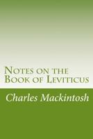 Notes on the book of Leviticus 1974360520 Book Cover